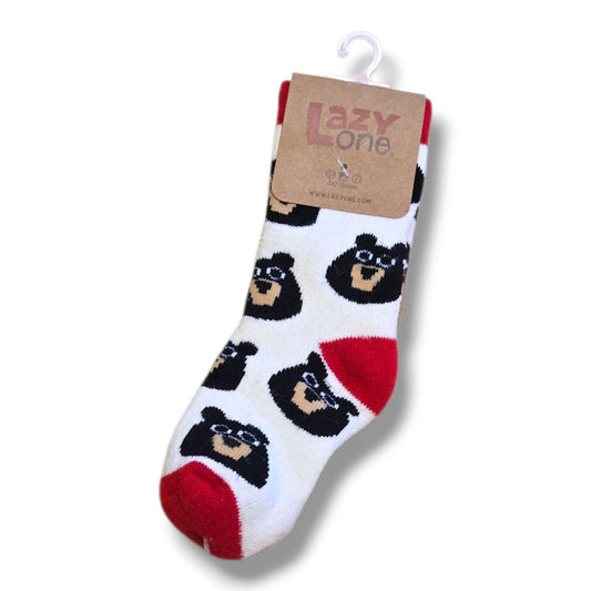 Lazy One Bear Print Kids Socks – Pre-Loved