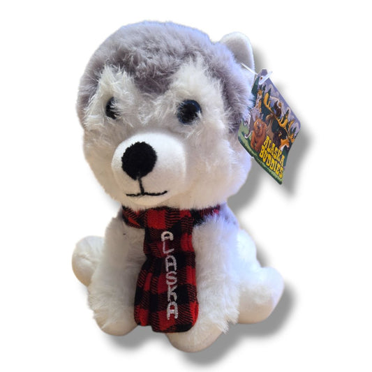 Wolf Plush with Scarf – Pre-Loved