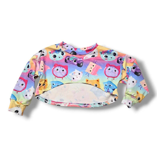 Size 2T | Cropped Long Sleeve Top | Pre-Loved Quality