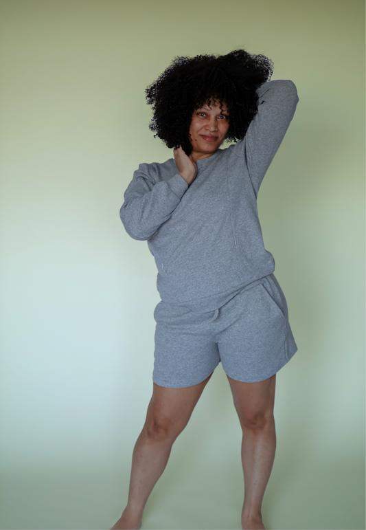 Maternity and Nursing Pajama Set