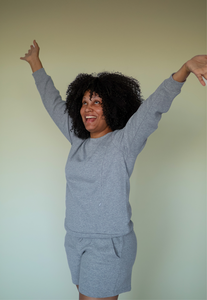 Maternity and Nursing Pajama Set