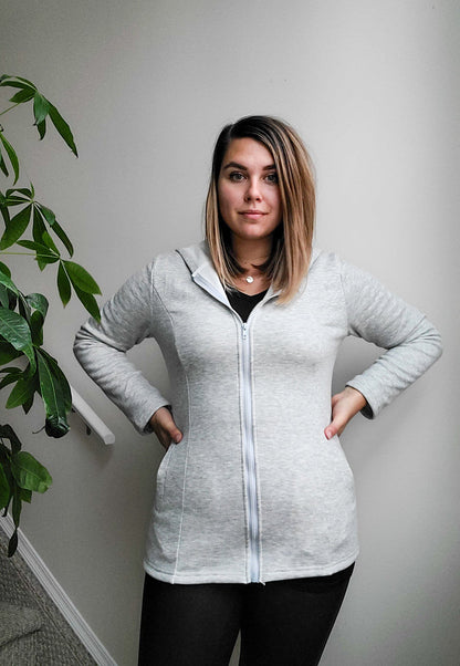 2-in-1 Fleece Baby Carrying Hoodie