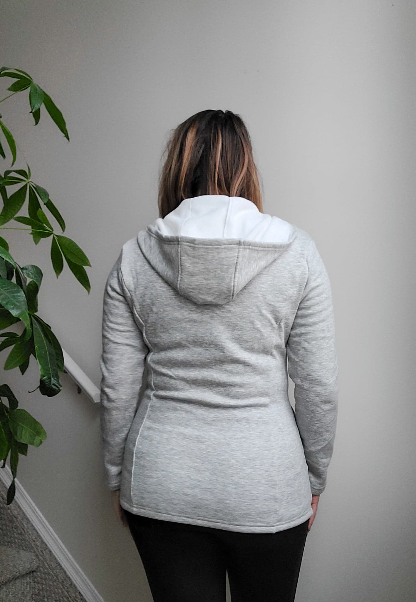 2-in-1 Fleece Baby Carrying Hoodie