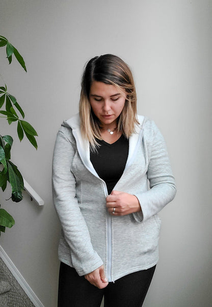 2-in-1 Fleece Baby Carrying Hoodie