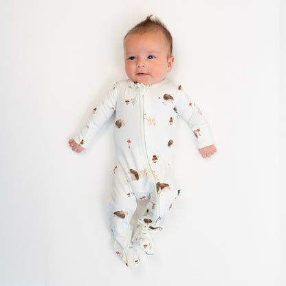 Coming Soon | Belan J. | Hedgehogs Footed Zipper Sleeper