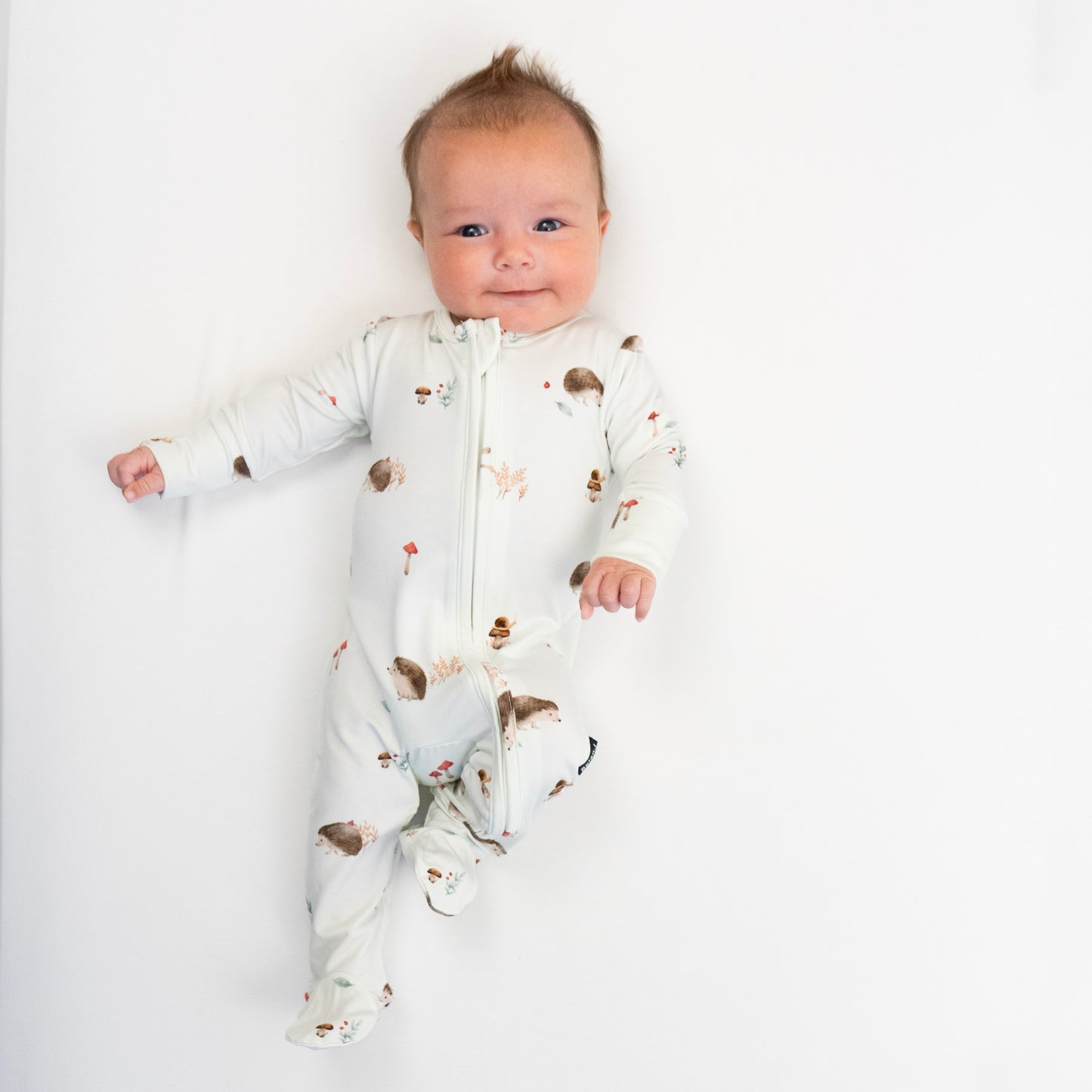 Coming Soon | Belan J. | Hedgehogs Footed Zipper Sleeper