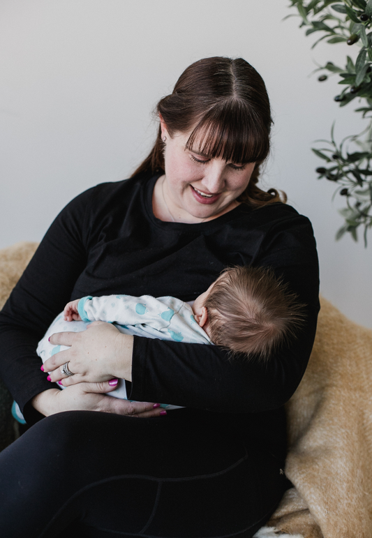 Tori Full Zip Long Sleeve Nursing Top