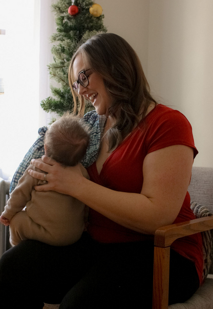 Crossover Maternity and Nursing Tee Shirt