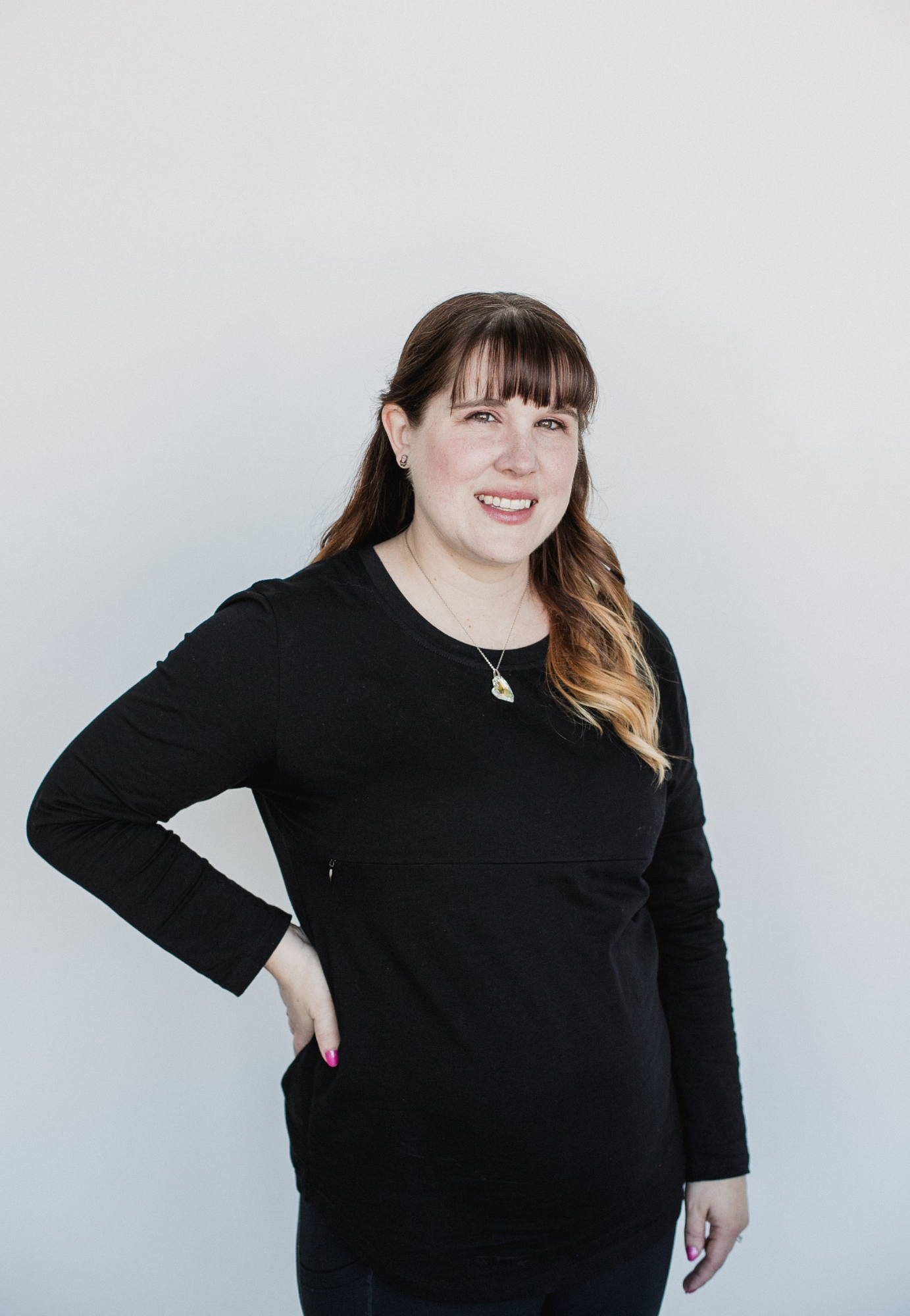 Tori Full Zip Long Sleeve Nursing Top