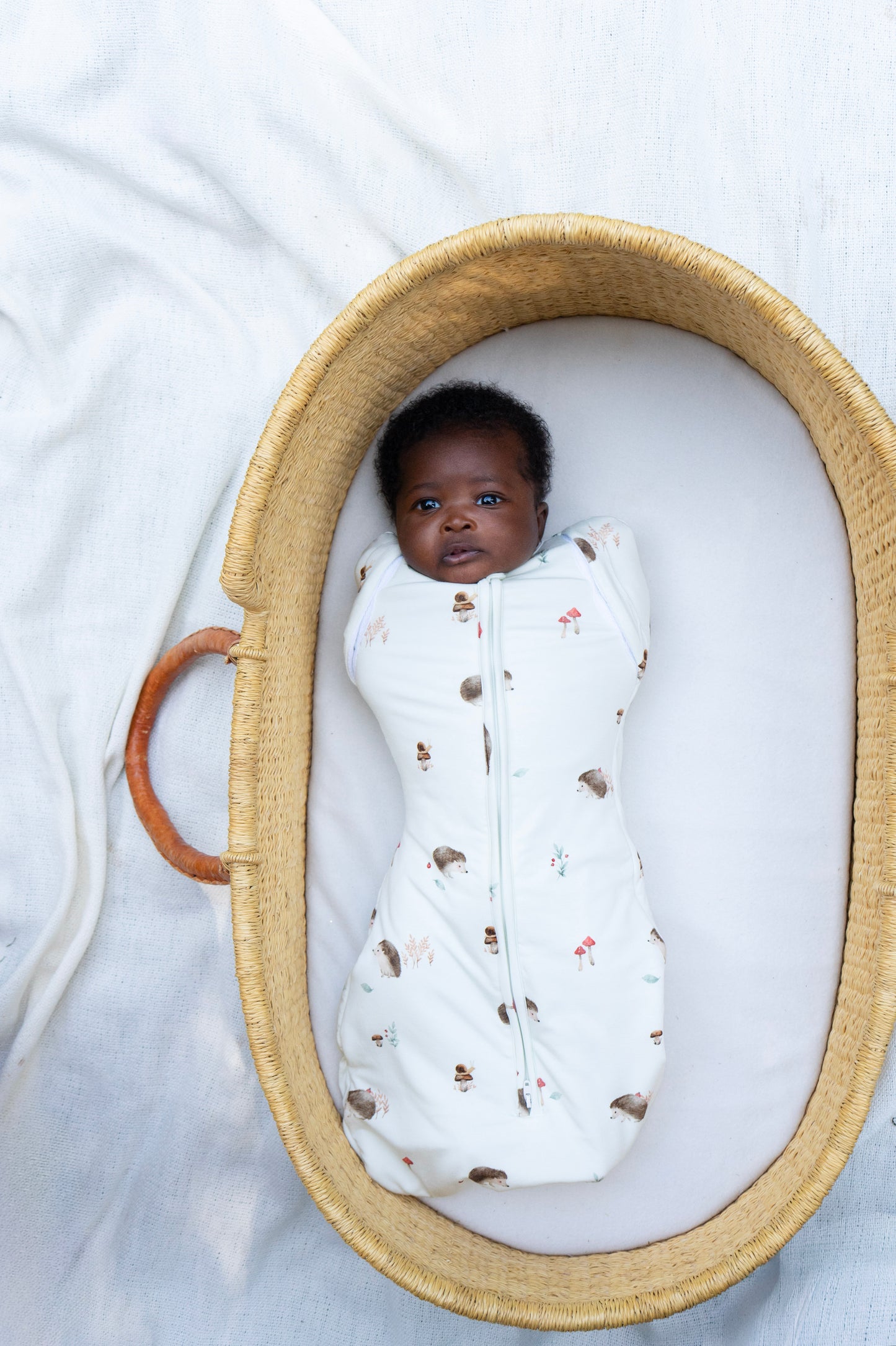 Coming Soon | Belan J. | 1.0 TOG Convertible Swaddle Sack Hedgehogs
