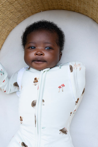 Coming Soon | Belan J. | 1.0 TOG Convertible Swaddle Sack Hedgehogs