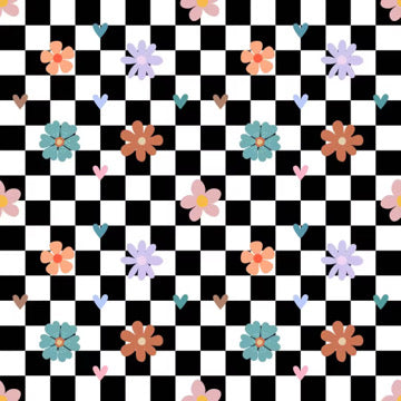 💕 Punky Bloom bamboo muslin pacifier clip