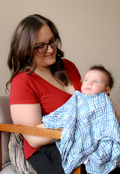 Crossover Maternity and Nursing Tee Shirt