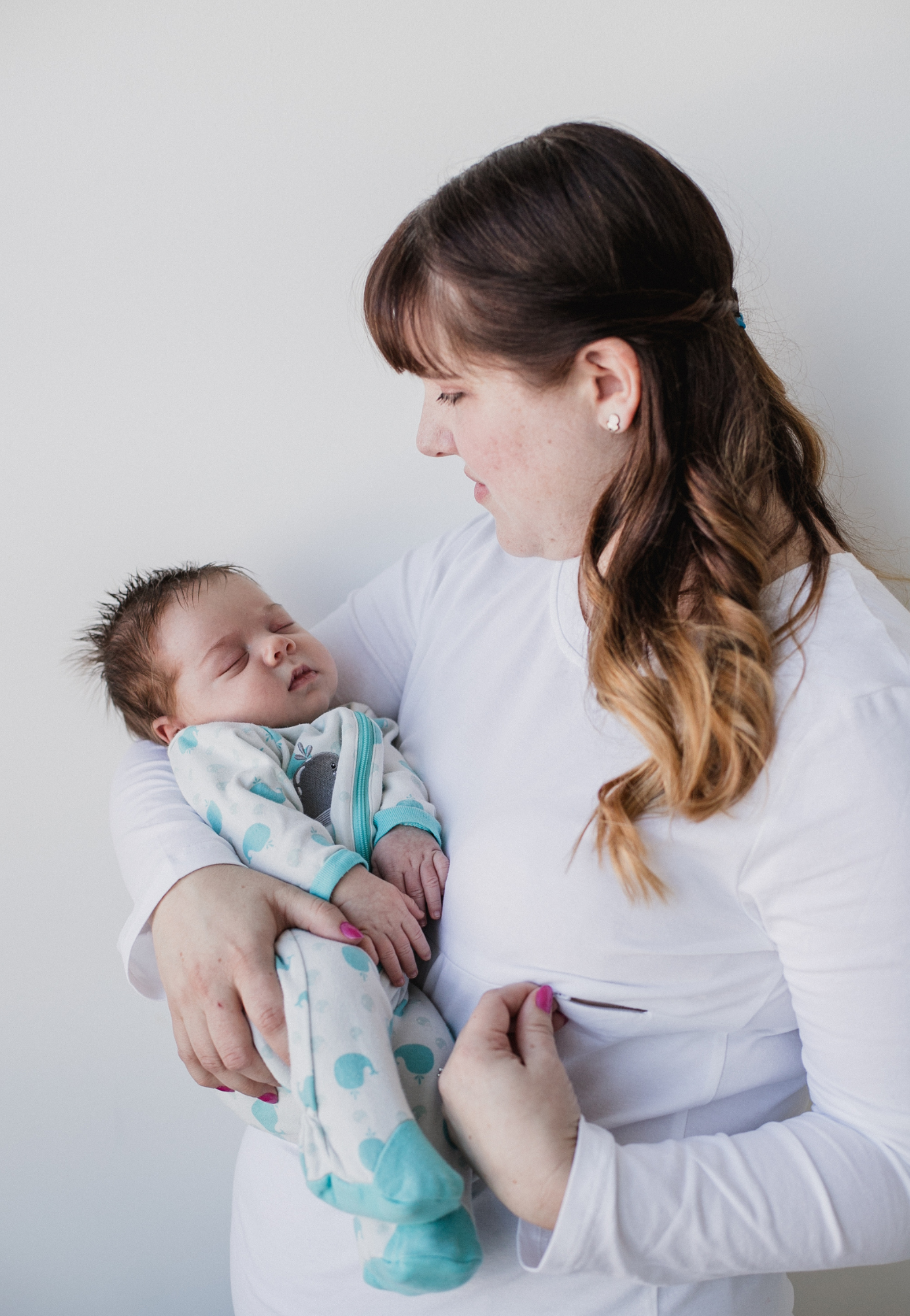 Tori Full Zip Long Sleeve Nursing Top