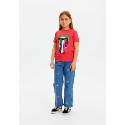 The New - T-Shirt - Pink & Blue Kidz Clothing