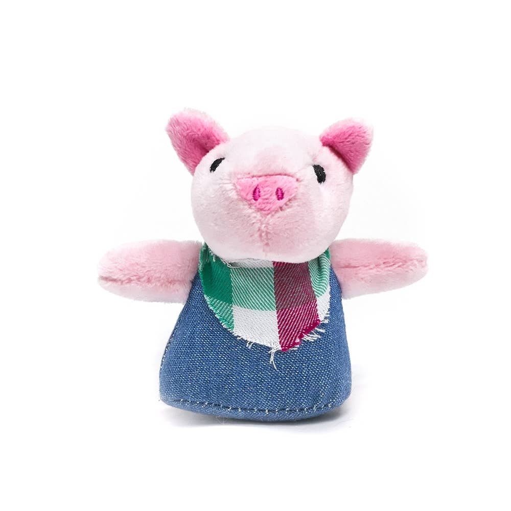 Three Little Pigs Storytime Playset (Soft Kids Plush Toy) - Pink & Blue Kidz Clothing