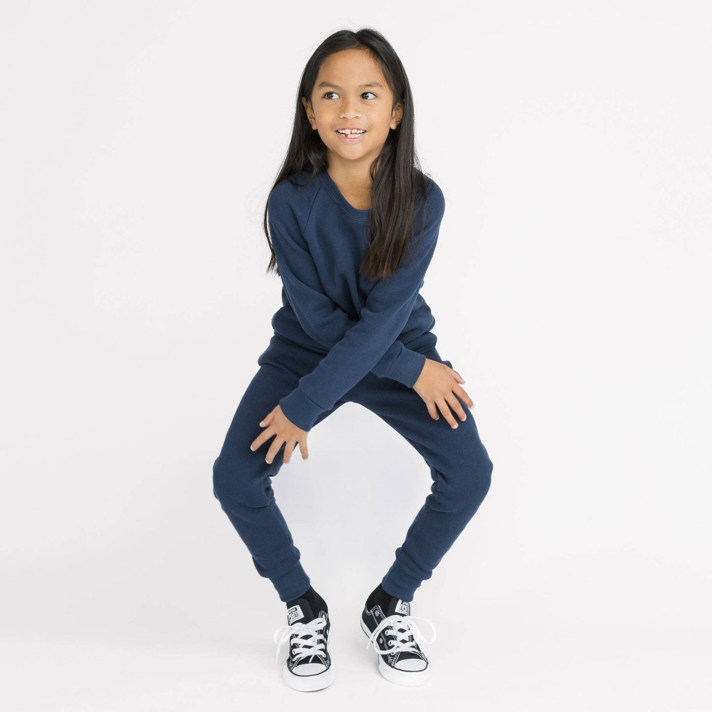 mini mioche collective inc. - Plush Skinny Sweats - Pink & Blue Kidz Clothing