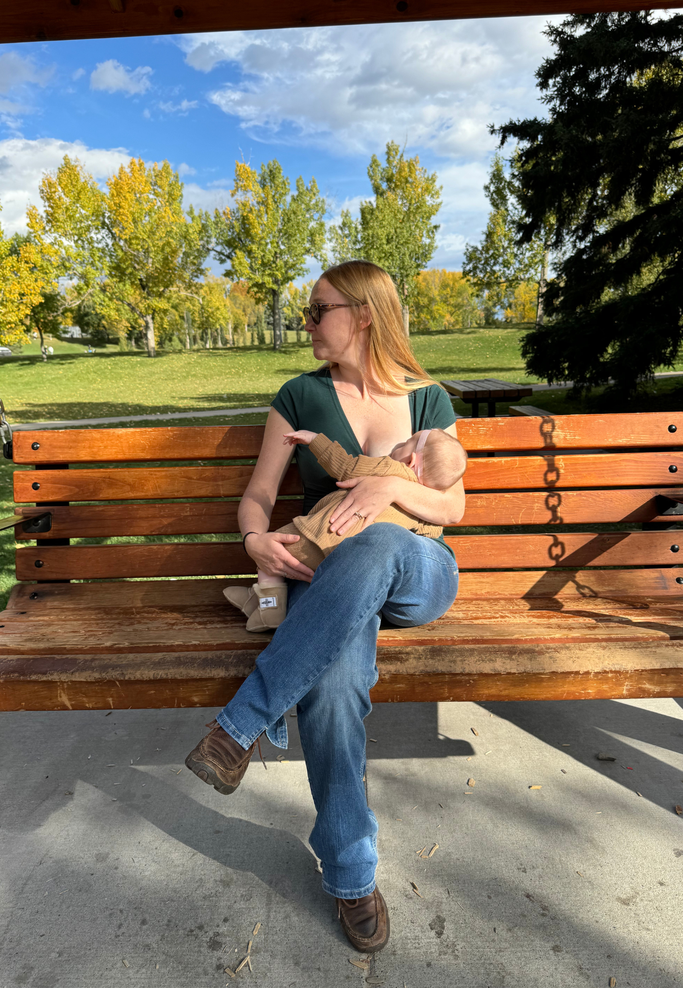 Crossover Maternity and Nursing Tee Shirt