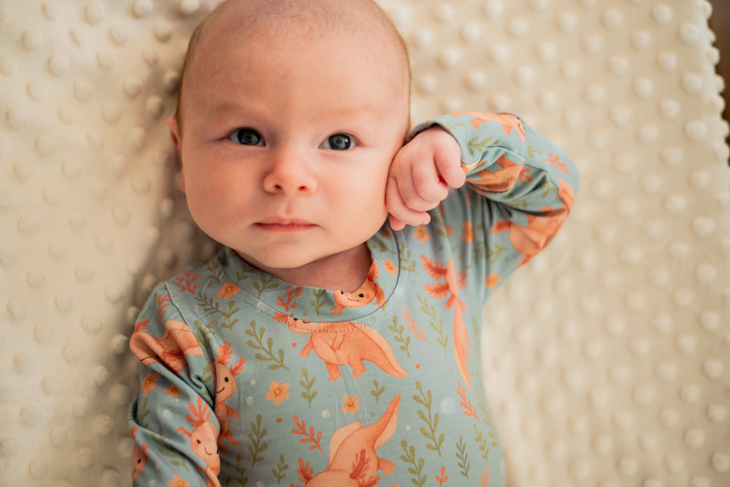 Two-piece bamboo pyjamas – Axolove ♥️ (Axolotl)