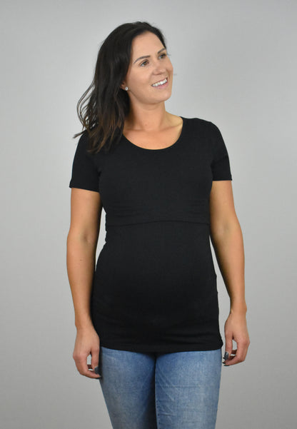 Jenny Short Sleeve Nursing Tee Shirt