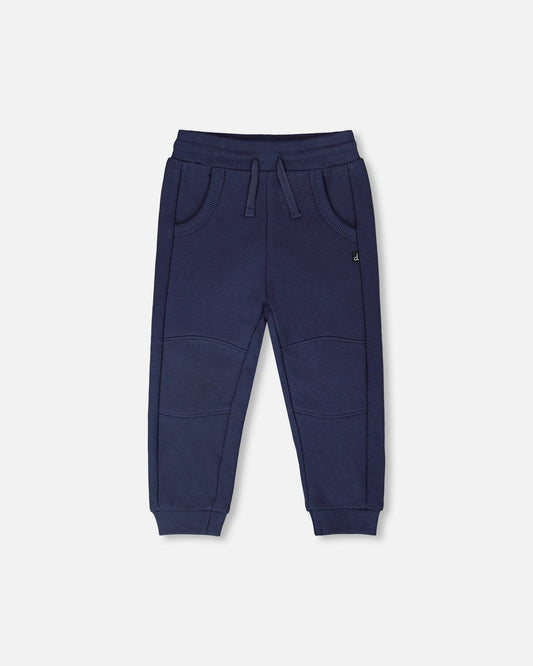 French Terry Pants Blue