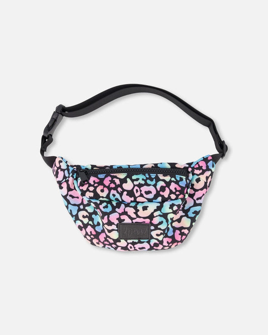 Fanny Pack Black Animal Print