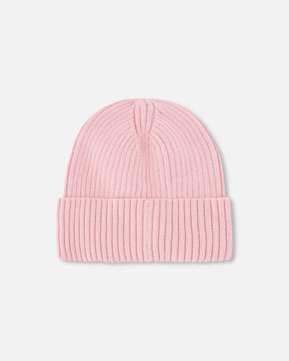 Knit Hat Pale Pink