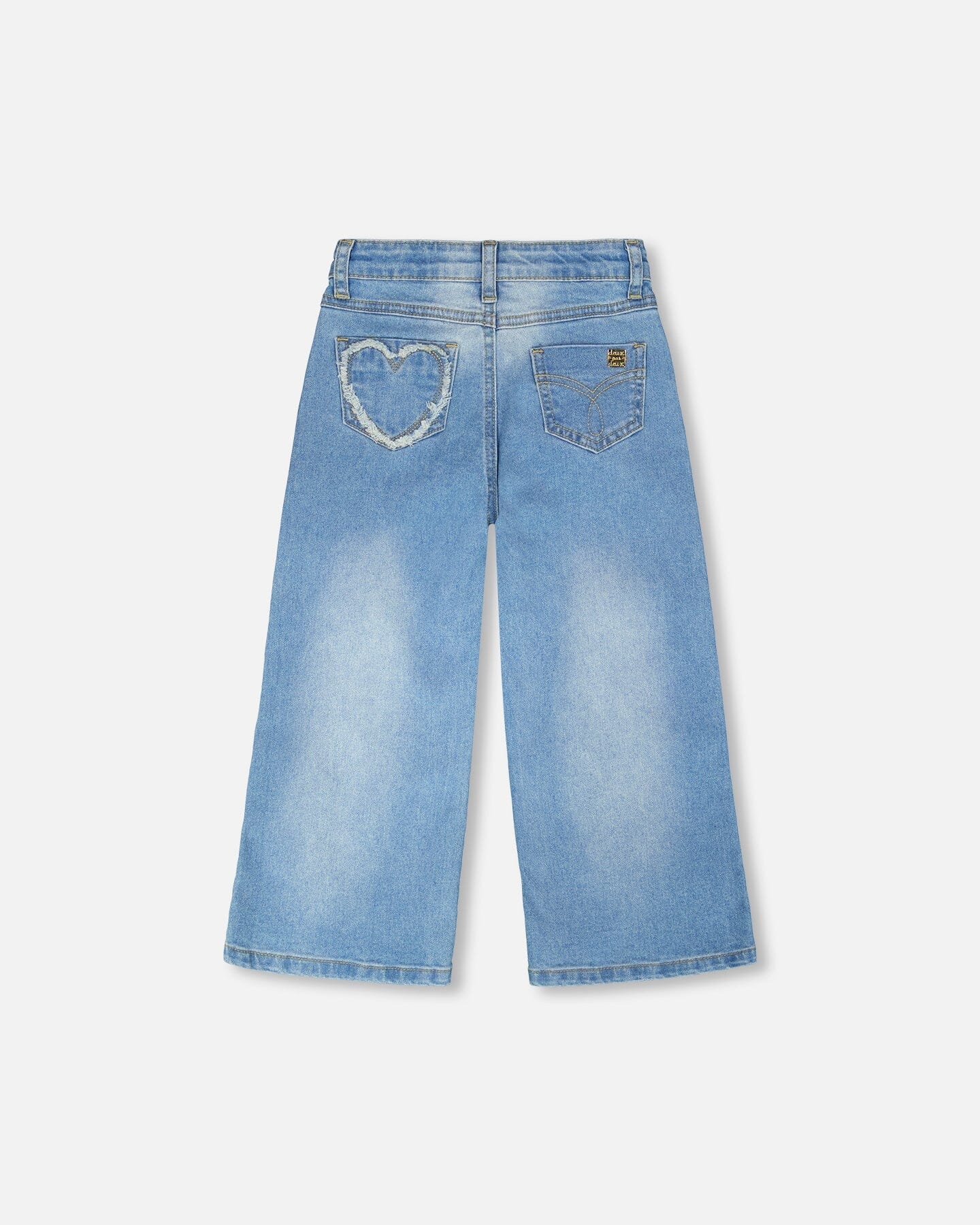Wide Leg Light Blue Denim Jeans