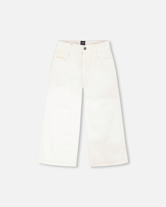 Wide Leg Jeans White