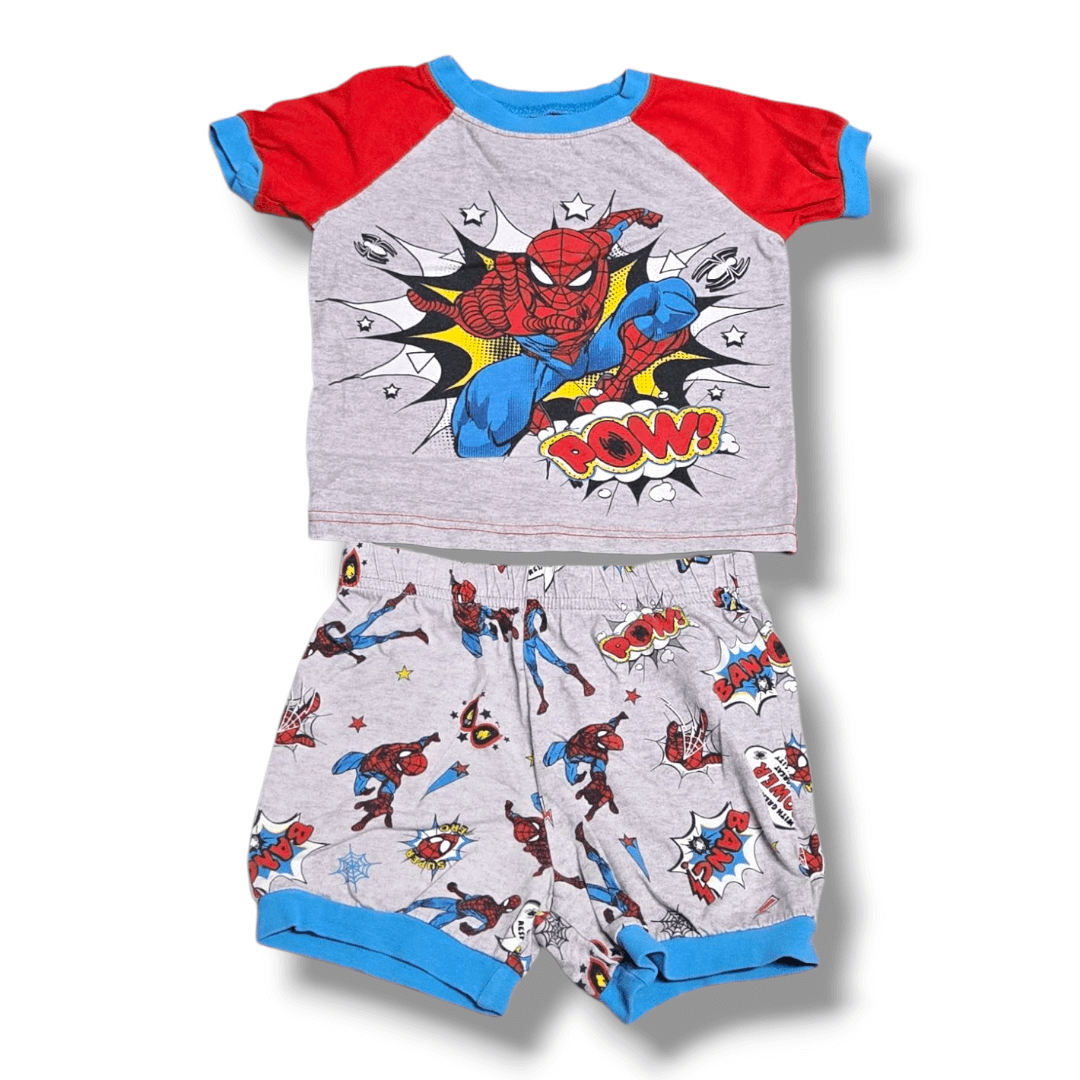 Preloved Marvel 2-Piece Pajama Set Size 3T – Gently Worn Toddler Sleepwear