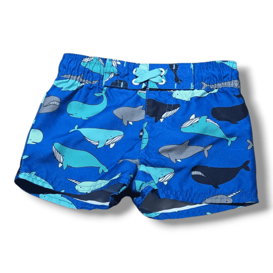 Preloved Cat & Jack Swim Shorts Size 6–9M – Gently Worn Baby Swimwear