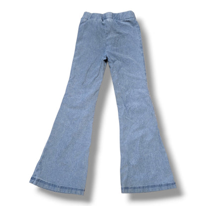 H&M | 3/4Y | Heart Patch Flared Jeggings
