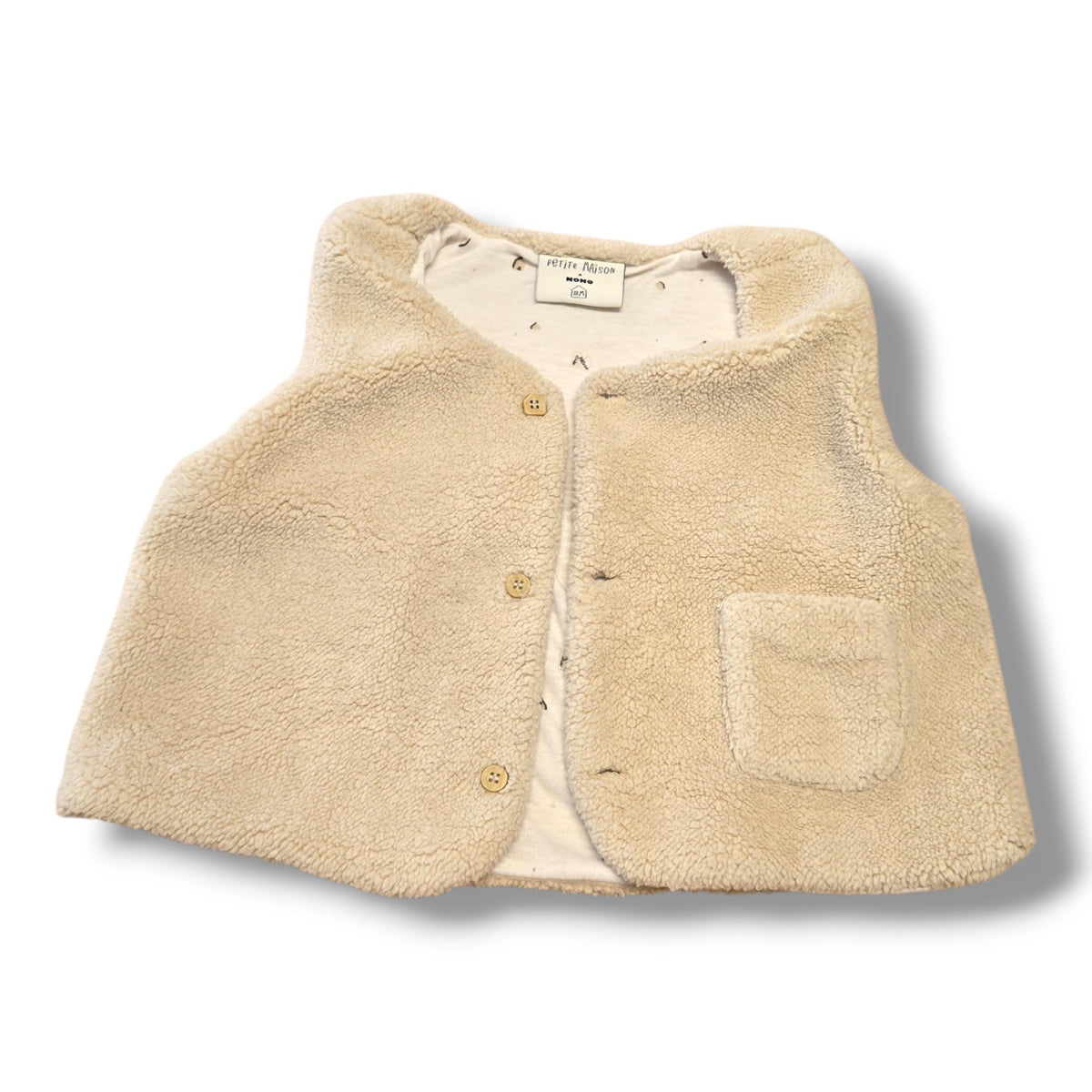Petite Maison | 18M | Sherpa Vest | Pre-loved Quality