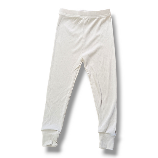 Little Bipsy | 3/4T | Ribbed Leggings | Pre-Loved Quality | Cream Color