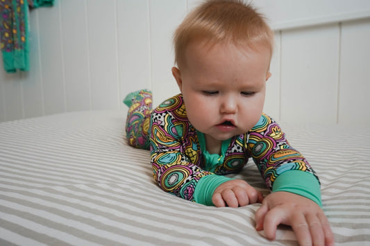 fruit frenzy love&grace bamboo Pajamas, 6-12 months
