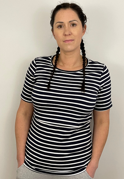 Jenny Short Sleeve Nursing Tee Shirt