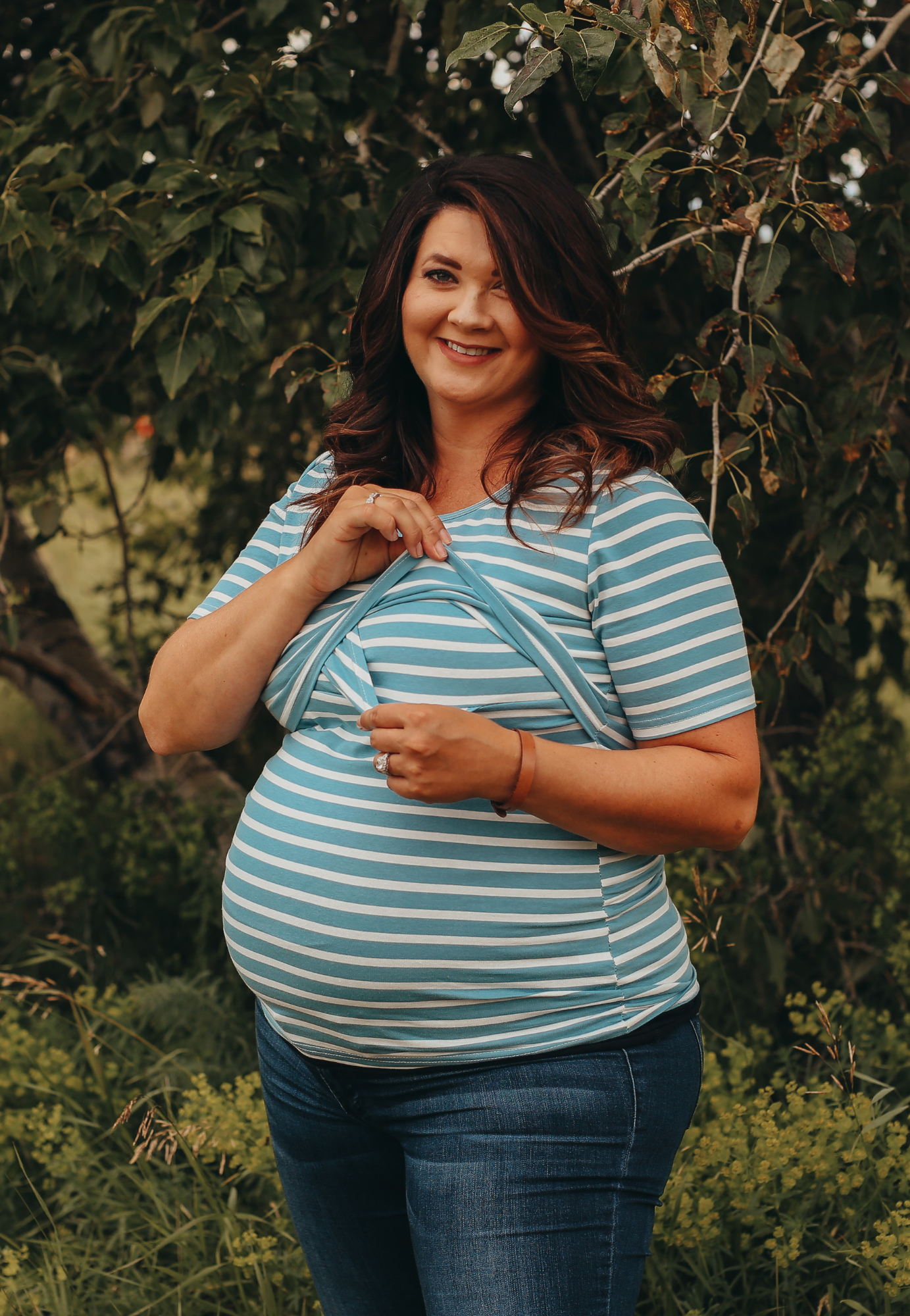 Jenny Short Sleeve Nursing Tee Shirt