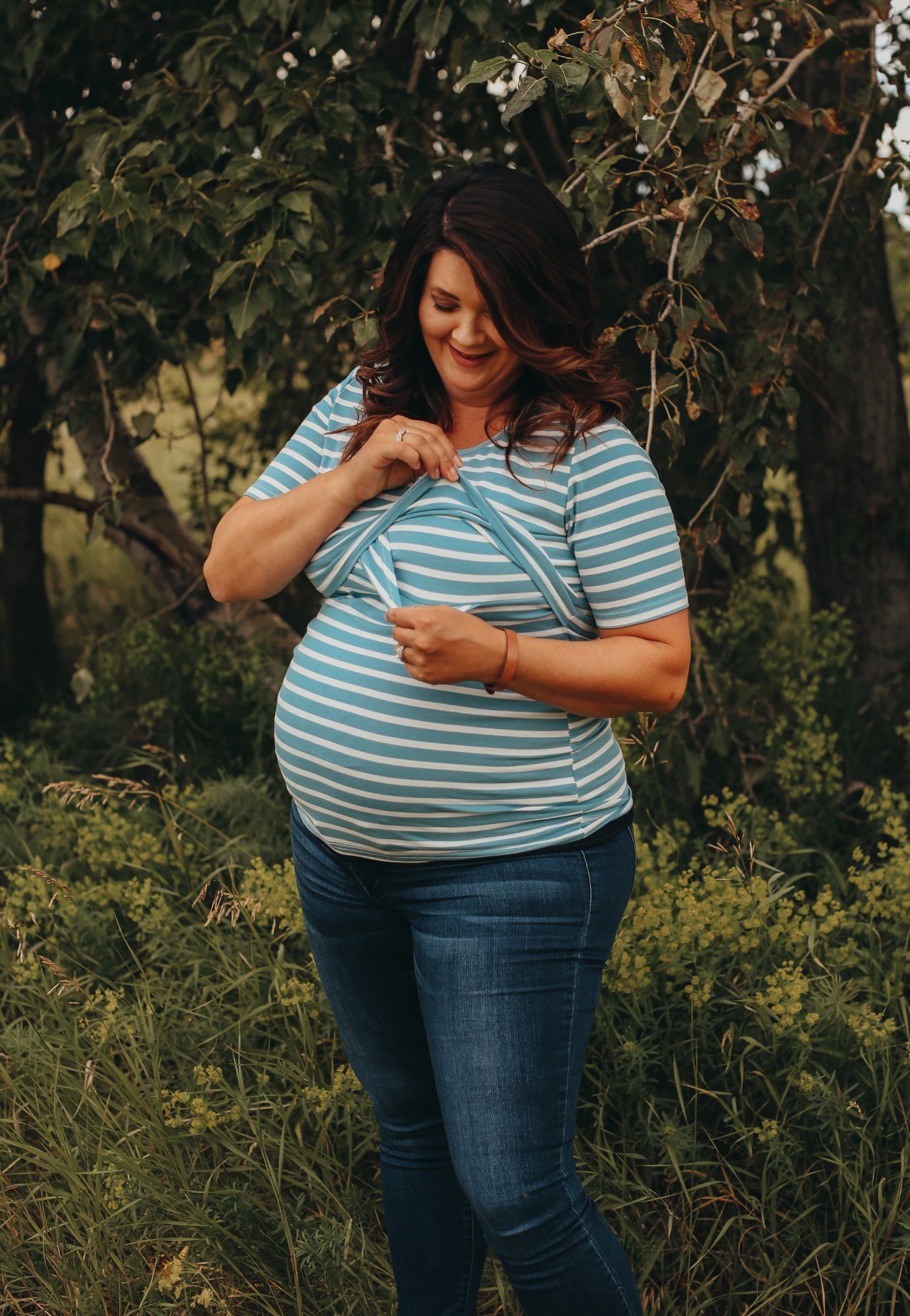 Jenny Short Sleeve Nursing Tee Shirt