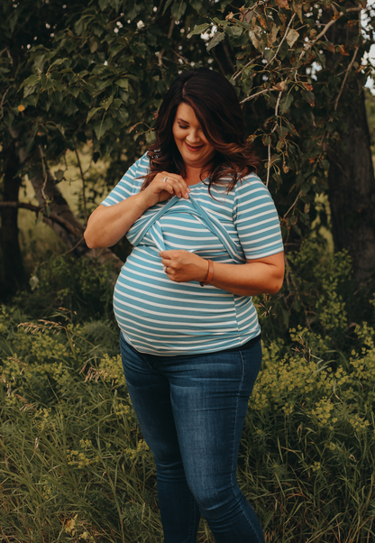 Jenny Short Sleeve Nursing Tee Shirt