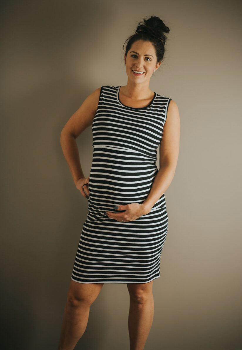 Brittany Maternity and Nursing Dress