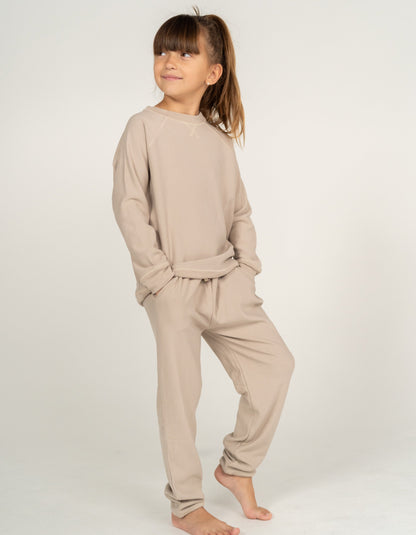 Bamboo Fleece Sweatshirt (Taupe)