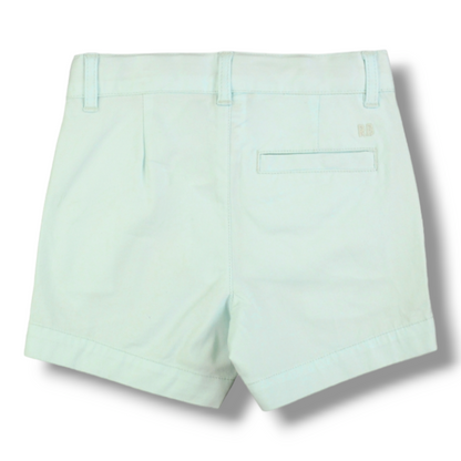 Coming Soon | RuffleButts | Chino Shorts | Mint - Pink & Blue Kidz Clothing