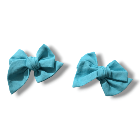 Pigtail Bows | Handmade