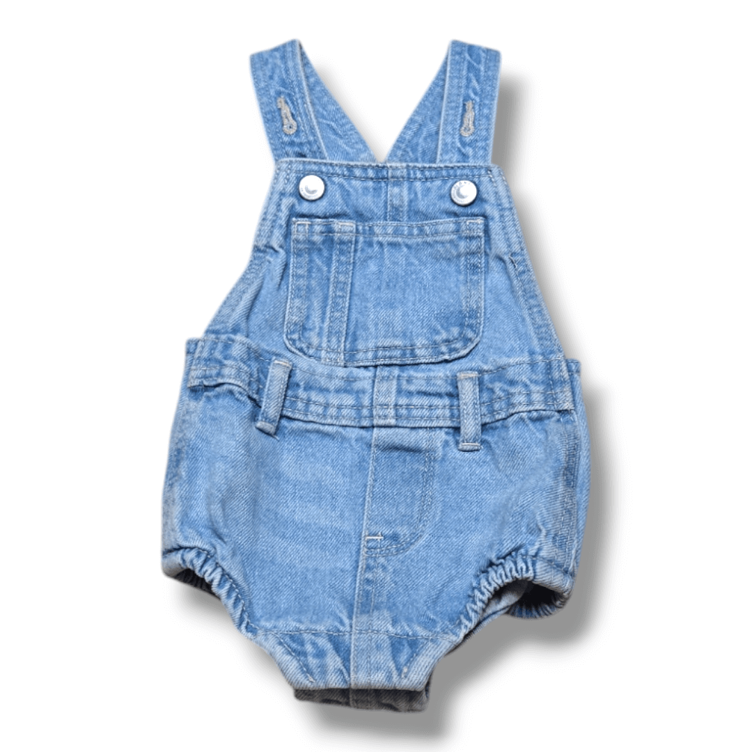 Old Navy | 6/12M | Denim Romper | Pre-Loved Quality