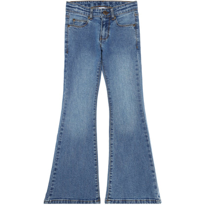 Laflared Jeans |  Medium blue wash