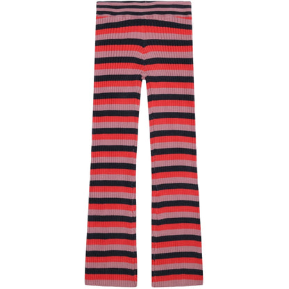 Lia Flared Knit Pants - Multi stripe