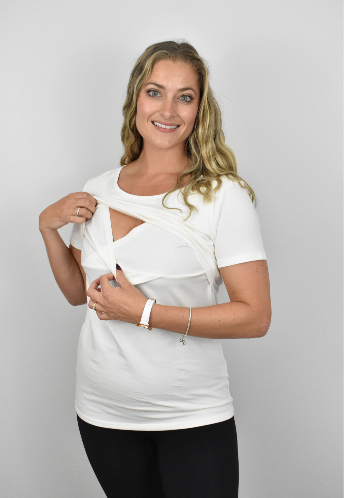 Jenny Short Sleeve Nursing Tee Shirt