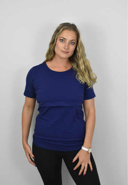Jenny Short Sleeve Nursing Tee Shirt