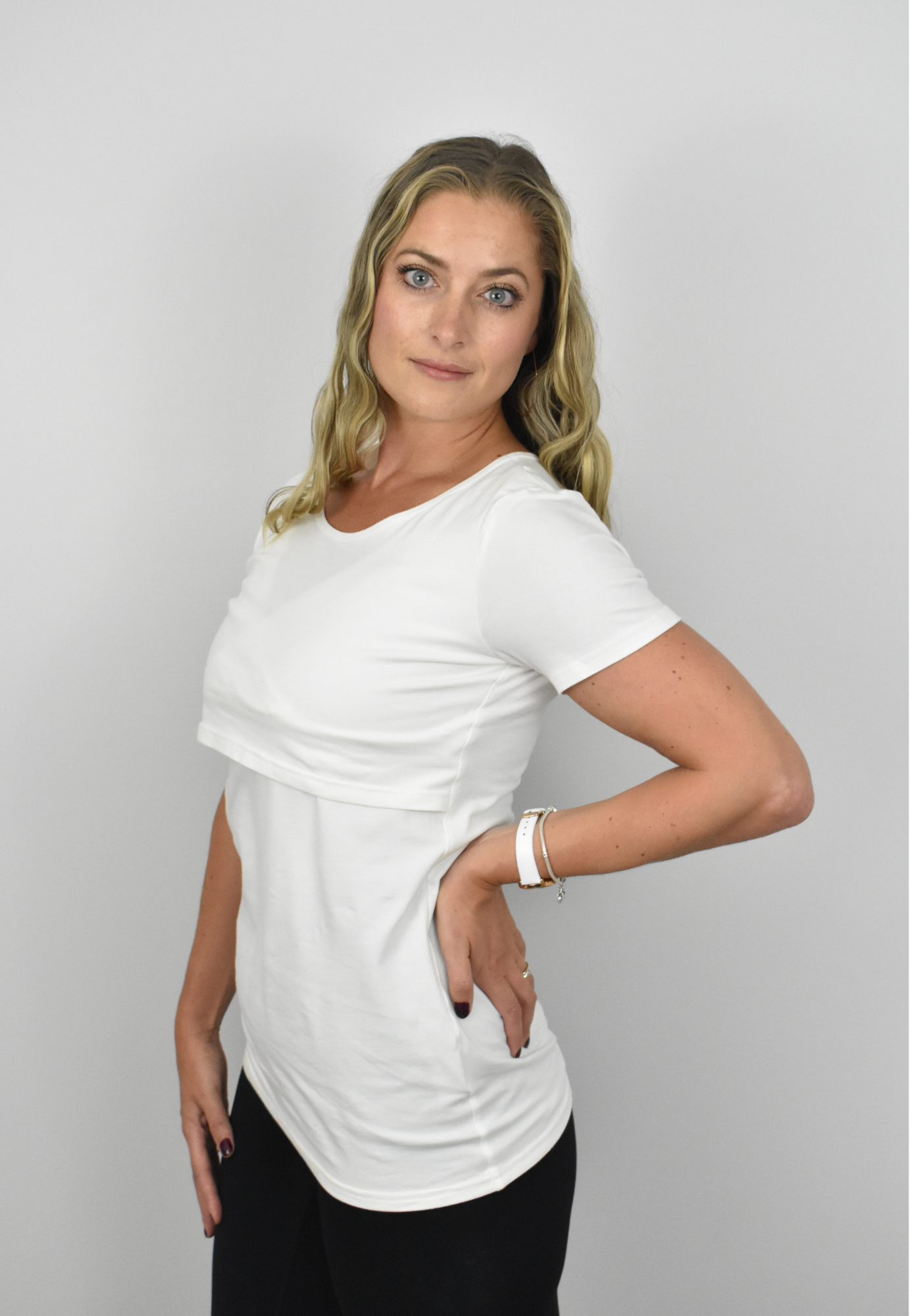 Jenny Short Sleeve Nursing Tee Shirt