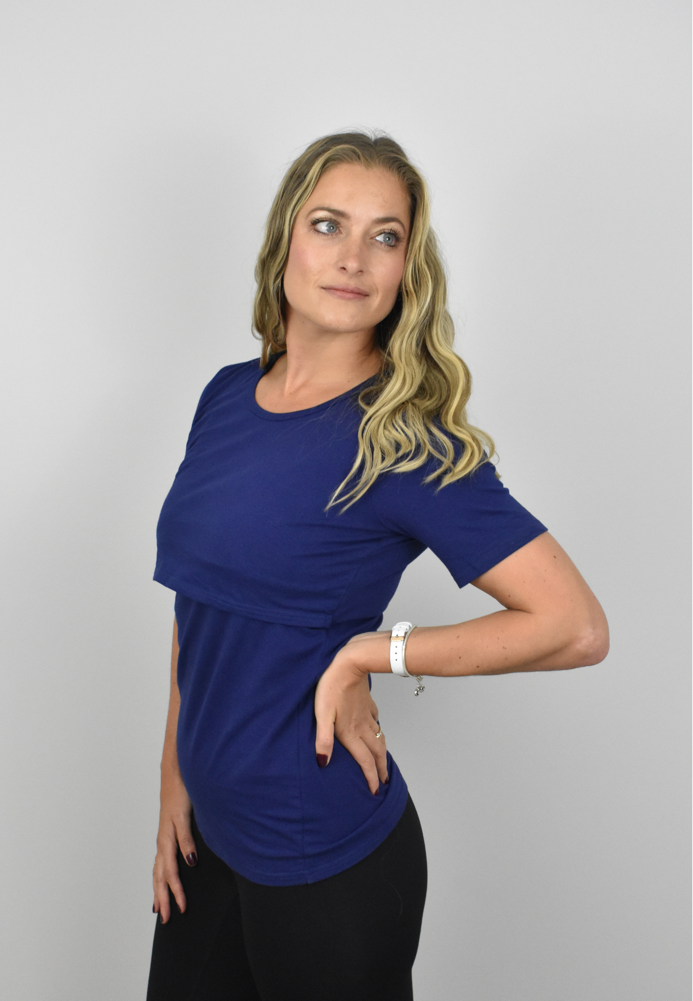 Jenny Short Sleeve Nursing Tee Shirt